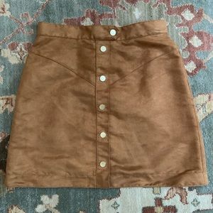 5 FOR $25 Suede inspired skirt. NWOT